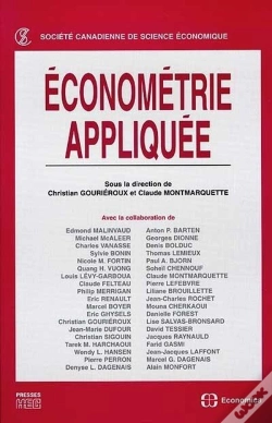 Capa do artigo Econometrie Appliquee