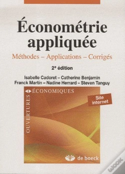 Capa do artigo Économétrie Appliquée ; Méthodes, Applications, Corrigés