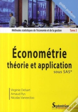 Capa do artigo Économétrie, Théorie Et Application