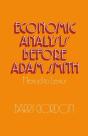 Economic Analysis Before Adam Smith - Preview