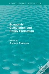 Capa do artigo Economic Calculations And Policy Formation (Routledge Revivals)