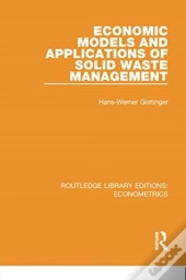 Economic Models And Applications Of Solid Waste Management
