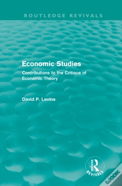Capa do artigo Economic Studies (Routledge Revivals)