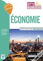 Capa do artigo Économie ; Bts Tertiaires 2e Année ; Pochette Élève ; Le Programme En 8 Cas (Édition 2017)