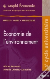Économie De L'Environnement ; Repères, Cours, Applications