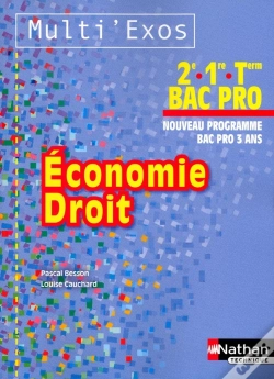 Capa do artigo Economie Droit 2e/1ere/Terminale Bac Pro - Pochette (Multi'Exos) Livre De L'Eleve 2012