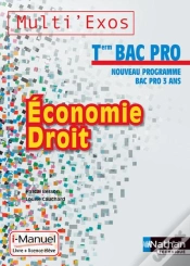 Capa do artigo Economie Droit Terminale Bac Pro (Multi