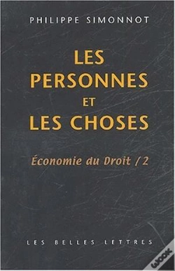 Capa do artigo Economie Du Droit T.2 ; Les Personnes Et Les Choses
