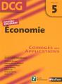 Économie ; Épreuve 5 ; Dcg ; Corrigés Des Applications (Édition 2007) - Preview