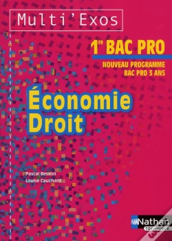 Capa do artigo Economie Et Droit 1ere Bac Pro (Multi'Exos) Pochette - Eleve 2011