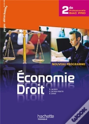 Capa do artigo Économie Et Droit ; 2nde Professionnelle Bac Pro ; Livre De L