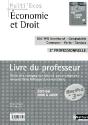 Économie Et Droit ; Bac Pro Secrétariat-Comptabilité ; 2nde Professionnelle ; Livre Du Professeur (Édition 2009) - Preview