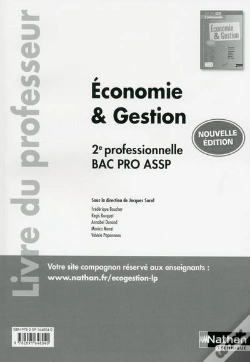 Capa do artigo Economie Et Gestion - 2eme Professionnelle - Bac Pro Assp - Professeur - 2017
