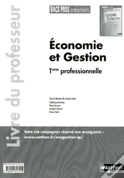 Capa do artigo Economie Et Gestion Terminale Bac Pro Industriel Professeur 2011