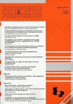 Capa do artigo Economie Et Prevision (N.195)