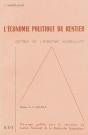 Economie Politique Du Rentier - Preview