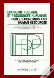 Capa do artigo Économie Publique Et Ressources Humaines ; 31e Congrès Nice 1975
