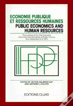 Capa do artigo Économie Publique Et Ressources Humaines ; 31e Congrès Nice 1975