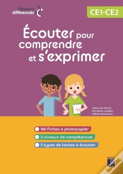 Capa do artigo Écouter Pour Comprendre Et S'Exprimer ; Ce1-Ce2