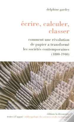 Capa do artigo Écrire, Calculer, Classer
