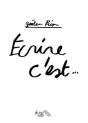 Écrire C'Est... - Preview