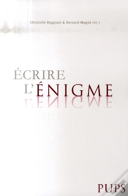Capa do artigo Écrire L'Énigme
