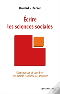 Capa do artigo Écrire Les Sciences Sociales ; Commencer Et Terminer Son Article, Sa Thèse Ou Son Livre