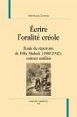 Écrire L'Oralité Créole - Preview