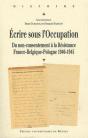 Ecrire Sous L'Occupation - Preview