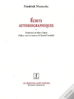 Capa do artigo Ecrits Autobiographiques Suivi De L'Invention D'Une Singularite (Postface)