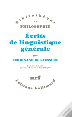 Capa do artigo Écrits De Linguistique Générale