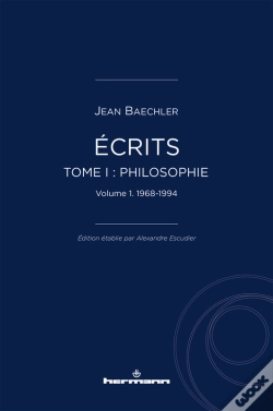 Capa do artigo Écrits. Tome I : "Philosophie", Vol. 1