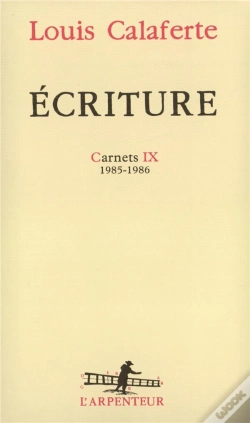 Capa do artigo Ecriture ; Carnets Ix ; 1985-1986