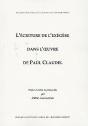 Écriture De L'Exégèse Dans L'Oeuvre De Paul Claudel - Preview