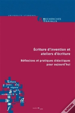 Capa do artigo Écriture D'Invention Et Ateliers D'Écriture ; Réflexions Et Pratiques Didactiques Pour Aujourd'Hui