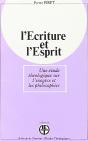 Ecriture Et Esprit Une Etude Tehologique Sur L Exegese Et Les Philosophies - Preview