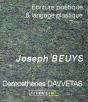 Écriture Poétique Et Langage Plastique T.1 ; Joseph Beuys - Preview