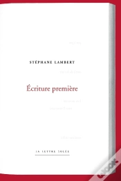 Capa do artigo Écriture Première - Collection  Poiesis