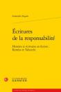 Écritures De La Responsabilité ; Histoire Et Écrivains En Fiction : Kertész Et Tabucchi - Preview