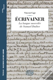 Capa do artigo Écrivainer ; La Langue Morcelée De Samuel Daiber