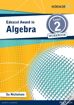 Capa do artigo Edexcel Award In Algebra Level 2 Workbook