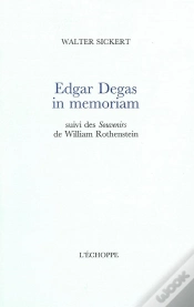 Capa do artigo Edgar Degas, In Memoriam : Souvenirs