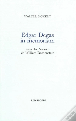 Capa do artigo Edgar Degas, In Memoriam : Souvenirs