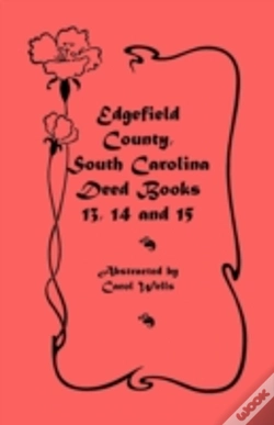 Capa do artigo Edgefield County, South Carolina: Deed B