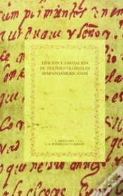 Capa do artigo Edicion Y Anotacion De Textos Coloniales