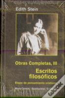 Ediht Stein. Obras Completas Iii