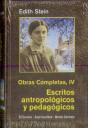 Ediht Stein. Obras Completas Iv - Preview