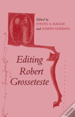 Capa do artigo Editing Robert Grosseteste