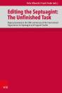 Editing The Septuagint: The Unfinished Task - Preview
