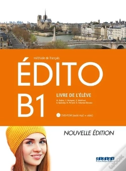 Capa do artigo Edito Niv.B1 (Ed. 2018) Santillana  - Livre + Dvd-Rom